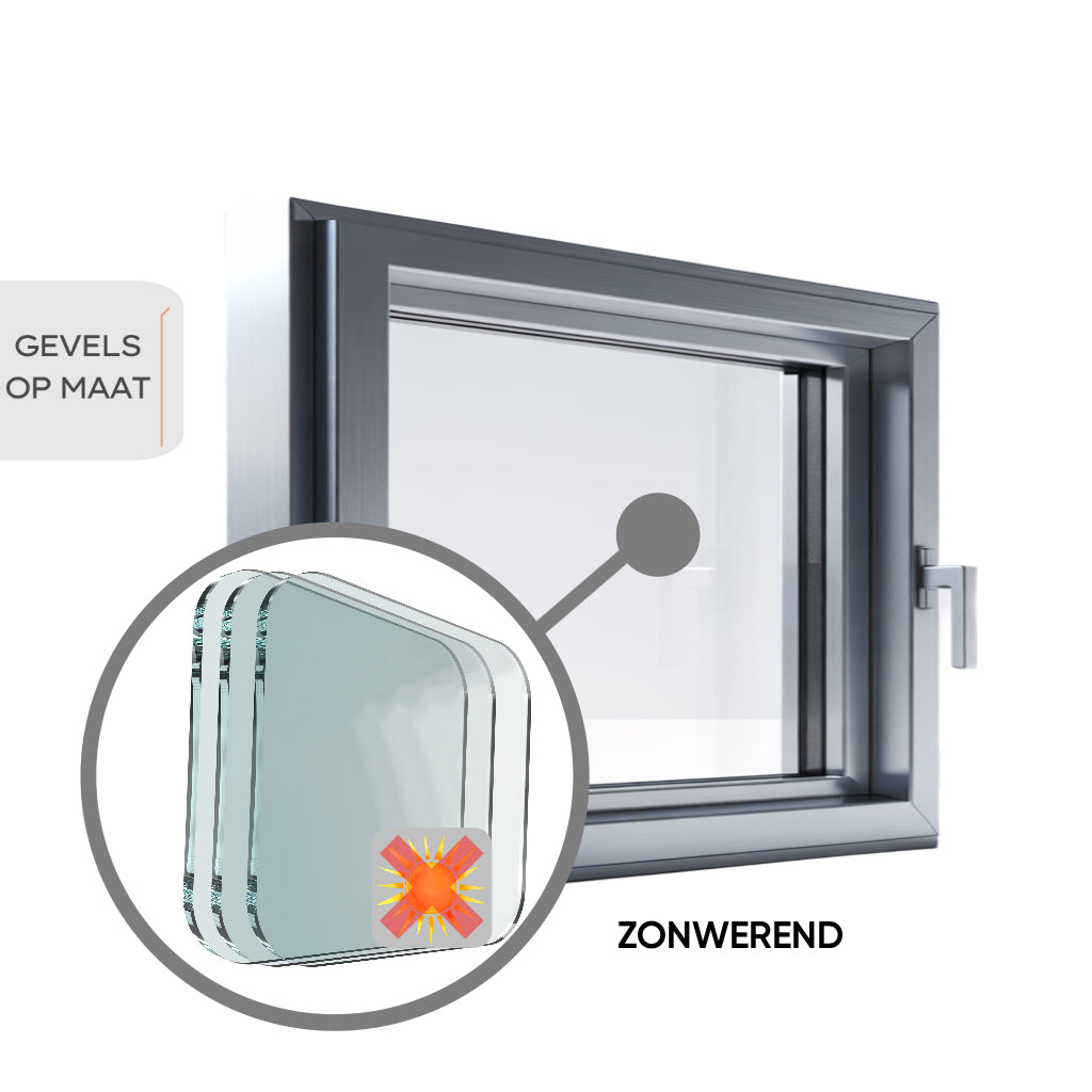 Tripple Zonwerend HR+++ Glas Standaard