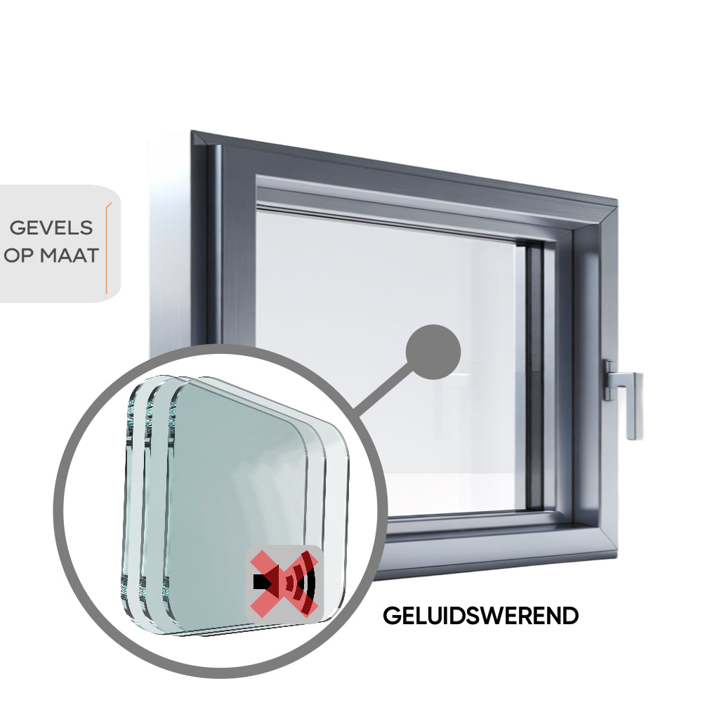 Tripple Geluidswerend HR+++ Glas Standaard