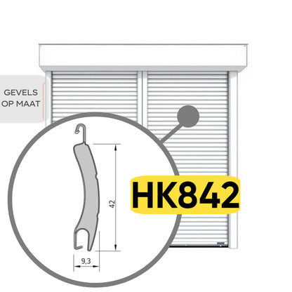 HK-842 Combinatierolluik Dubbel