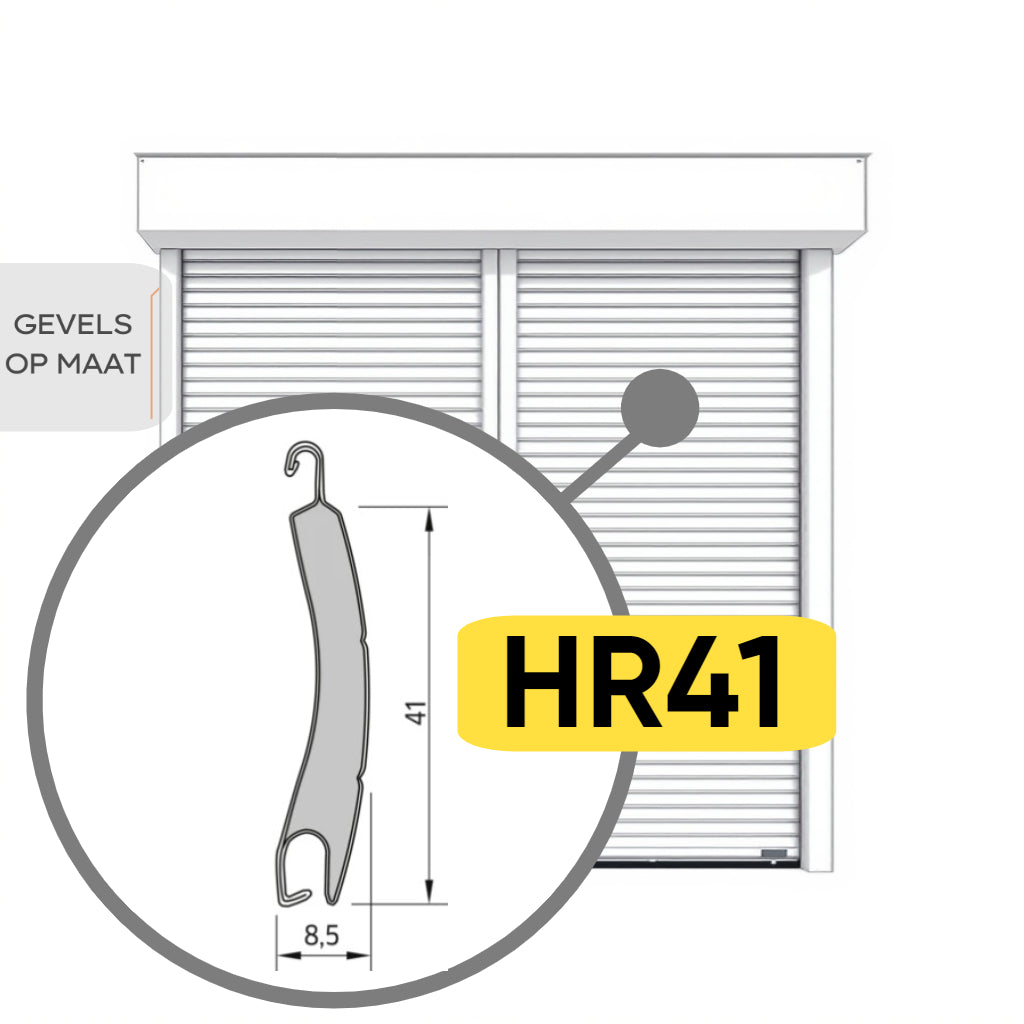 HR-41 Combinatierolluik Dubbel