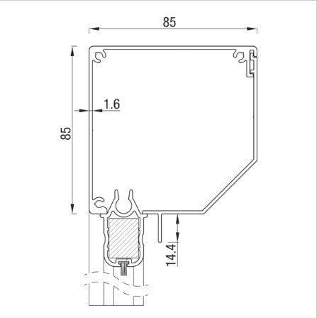 Screen GOMline Classic 85