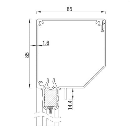 Screen GOMline Classic 85