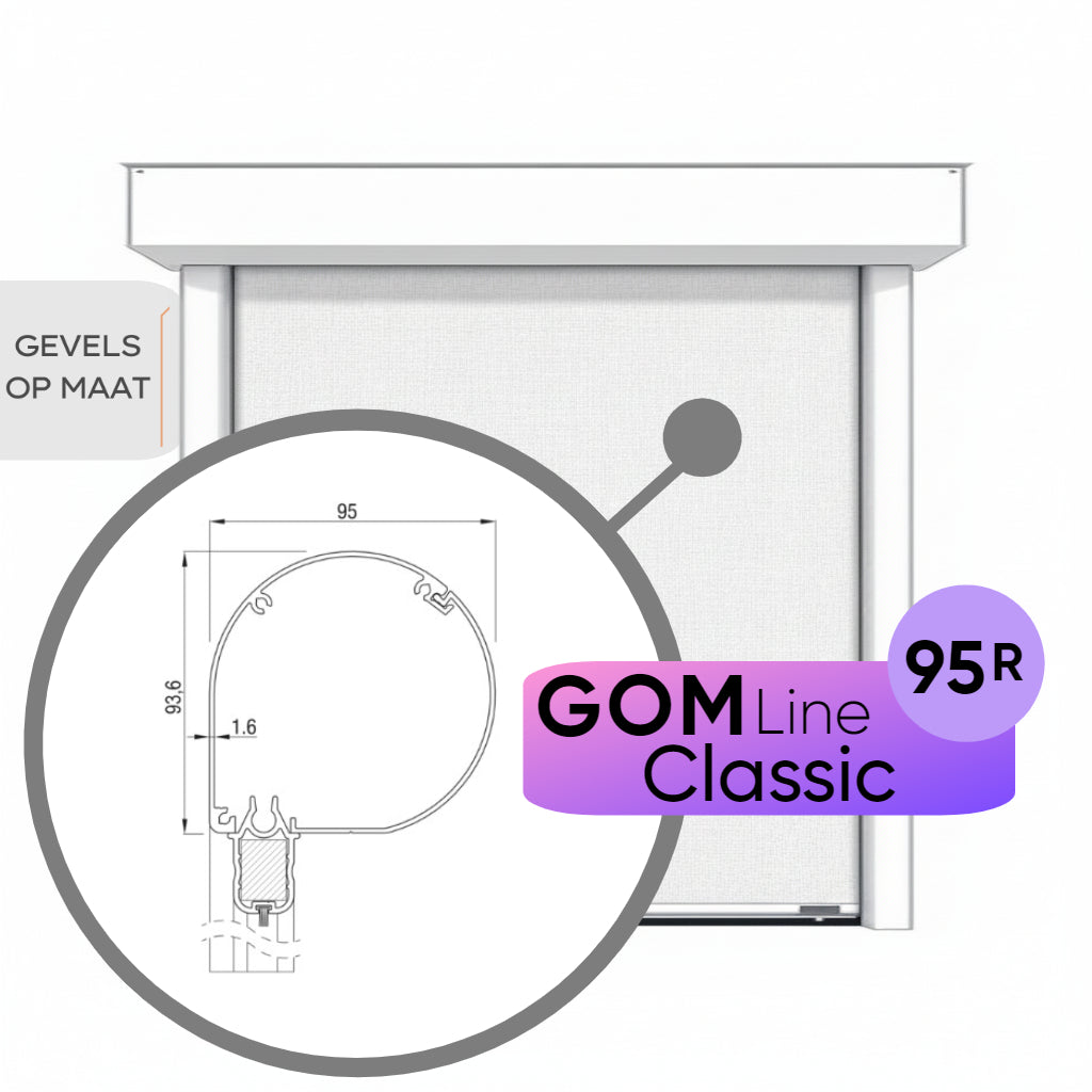 Screen GOMline Classic 95 (rond)