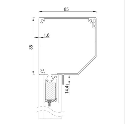 Screen GOMline Universal 85