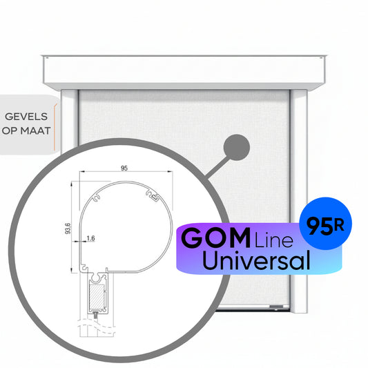 Screen GOMline Universal 95 (rond)