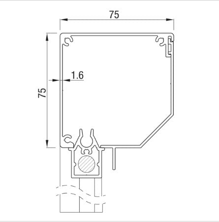 Screen GOMline Vision 75