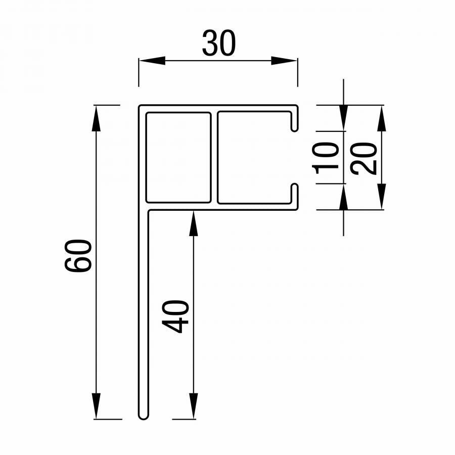 close-up van LHTF geleider voor zonwering, duurzaam en stevig ontworpen voor optimale bediening