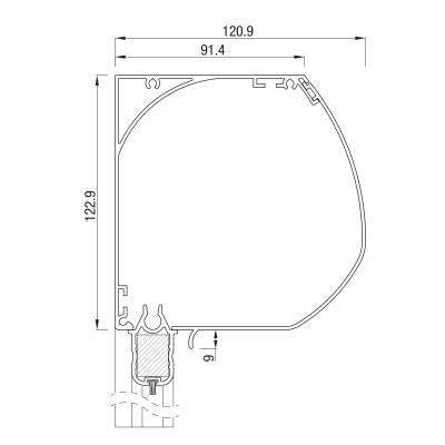 Close up van vorm casette optie