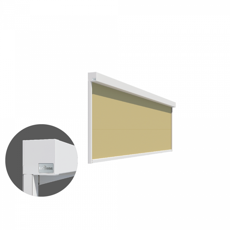 Micro 2020 verticale zonwering met zip-doekgeleiding voor glazen dak en grote ramen
